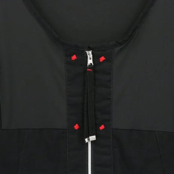 ADC Lagenlook Art to Wear Mixed Media 2 Pc Lantern Dress Jacket Set Black 12 14 - Picture 8 of 10